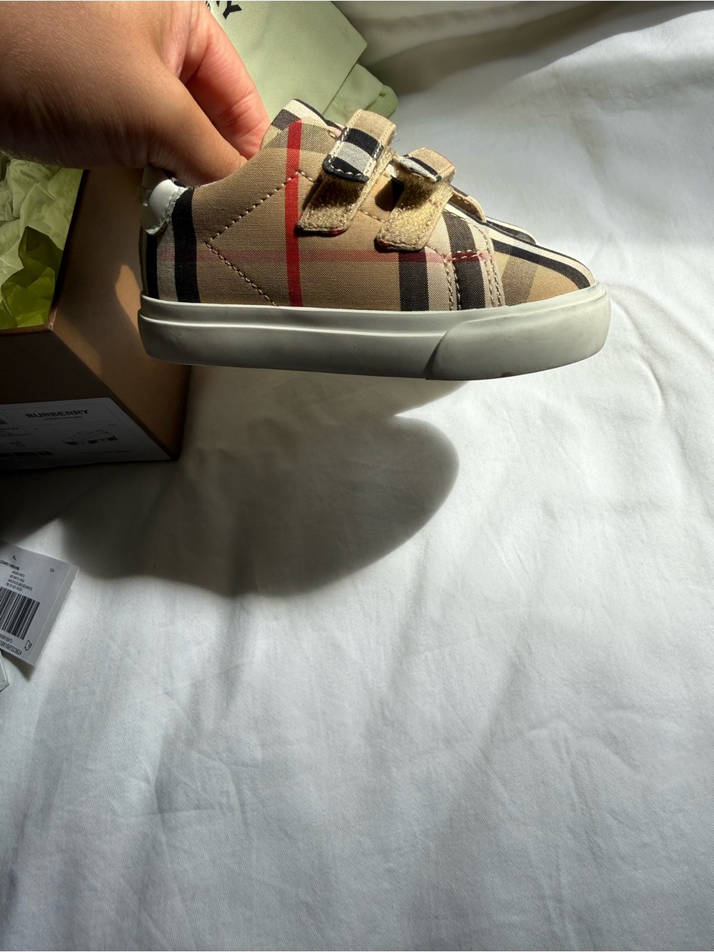 Burberry Baby Markham Check Sneaker - Picture 4 of 11